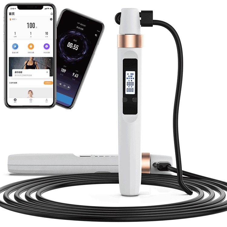 Fios de aço ajustáveis de suporte de corda de salto Smart Sports Home Fitness Counter