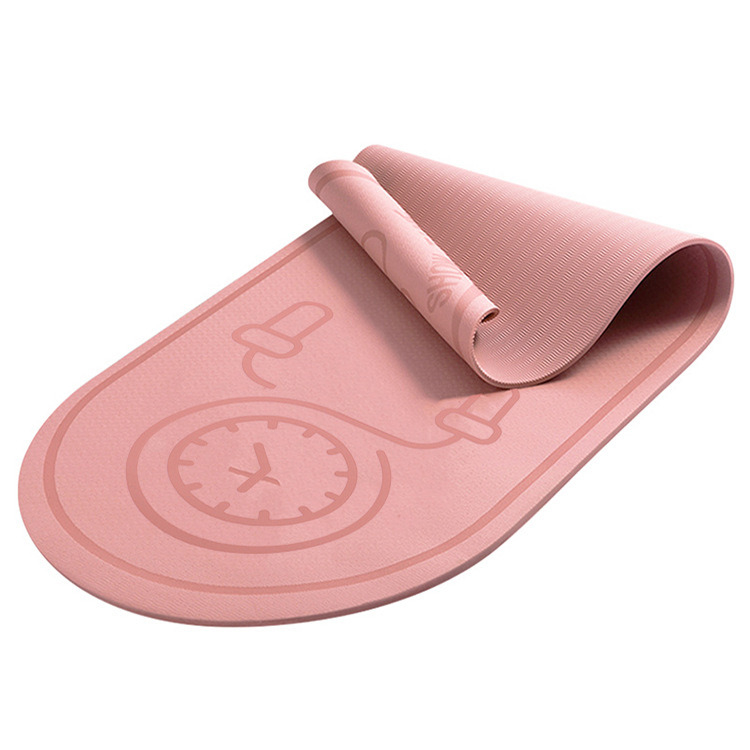 Urich EG0195 TPE Quadrado Salto Pad Rosa Impermeável / Eco Amigável Yoga Jump Rope Mat