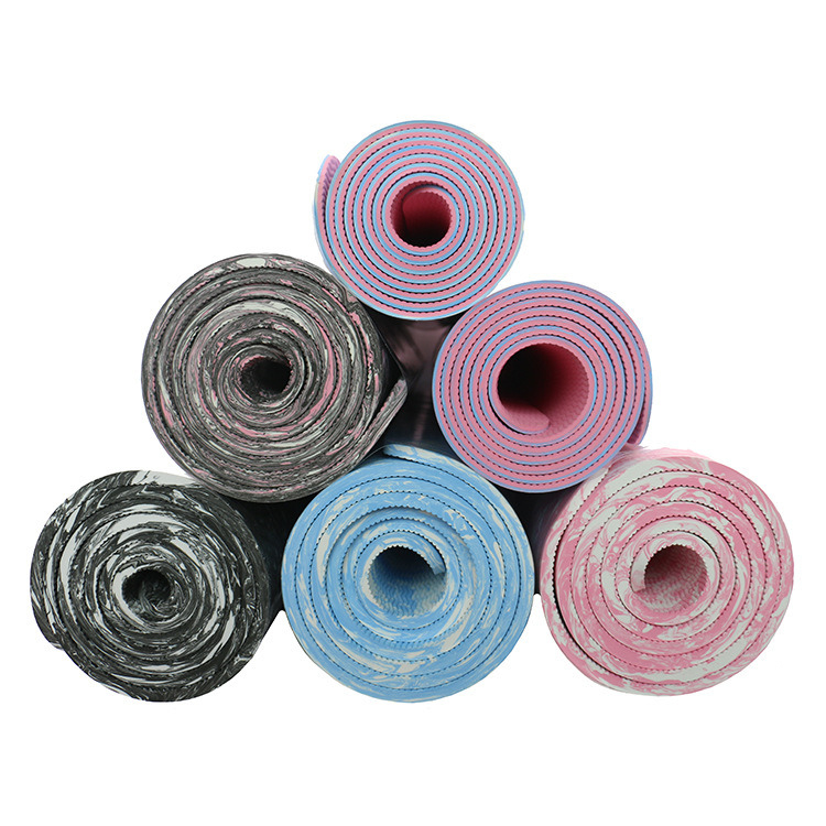 EG0146 Urich TPE Yoga Mat para Pilates Leve / Antiderrapante Exercício Mat Logotipo personalizado Disponível