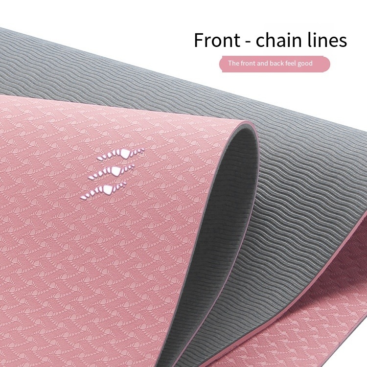 EG0146 Urich TPE Yoga Mat para Pilates Leve / Antiderrapante Exercício Mat Logotipo personalizado Disponível
