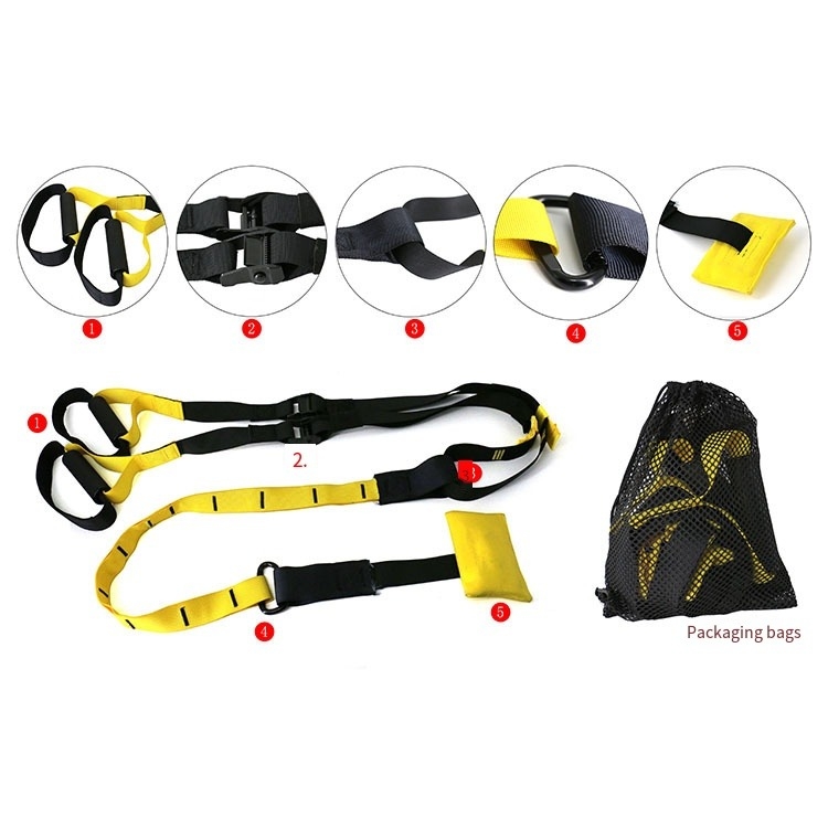 Venda Quente Bocce Ball Set Fitness Tension Band Nylon Silicone Resistência Banda de Treino Elástico