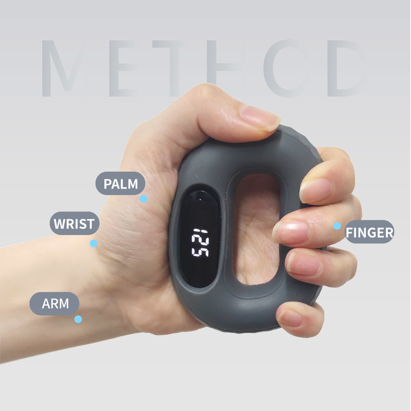 Anel de força de aderência de silicone Rehabilitação de dedos Treinamento de mão Pneus Aparelho de força de aderência Homens e mulheres Exercício físico do antebraço