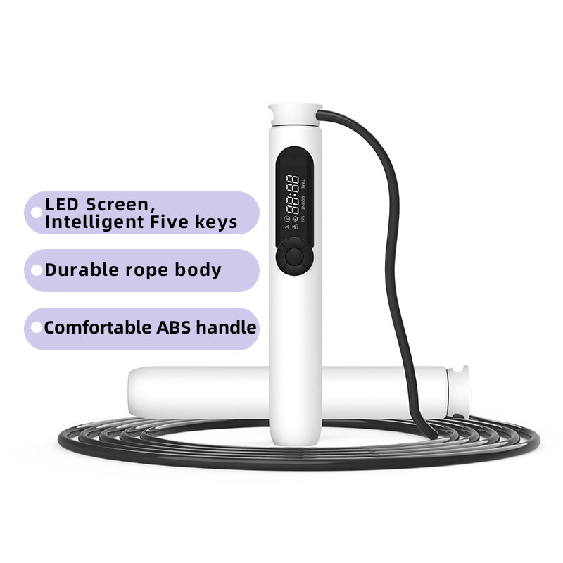 Bluetooth Cordless Jump Rope Especial de Contagem Interior Exercício de Fitness Para Perder Peso